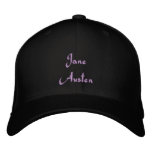 Jane austen embroidered hats