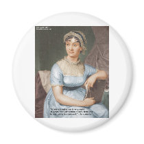 Jane Austen Friendship/Love/Balm Love Quote Gifts Refrigerator Magnets