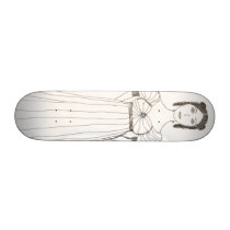 Jane Austen Girl Skateboard skateboards