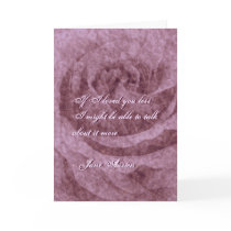 Jane Austen Quote Greeting Card CUSTOMIZED