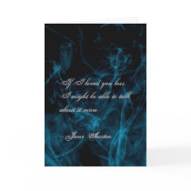 Jane Austen Quote Greeting Card CUSTOMIZED