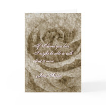 Jane Austen Quote Greeting Card CUSTOMIZED