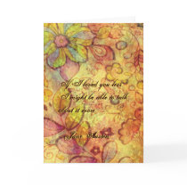 Jane Austen Quote Greeting Card CUSTOMIZED