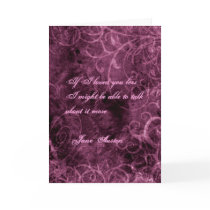 Jane Austen Quote Greeting Card CUSTOMIZED