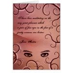 Jane Austen Quote Greeting Card CUSTOMIZED
