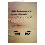Jane Austen Quote Greeting Card CUSTOMIZED