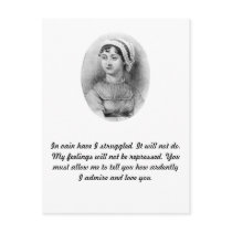 Jane Austen's Pride Post Cards