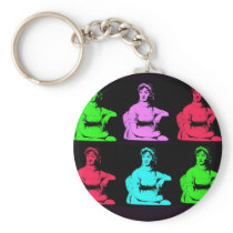 Jane Austin Collage Key Chains