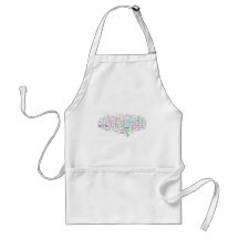 Jane Eyre Word Cloud Apron
