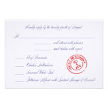 Janelle wedding rsvp card announcement