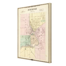 Janesville, county seat of Rock Co Gallery Wrapped Canvas