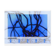 JANUARY 2011 calendar Post Card