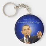 January 20: Obama's First Day Keychain