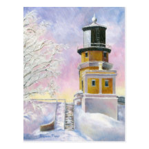 January Light Postcard