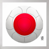Japan 日本国  Football Poster