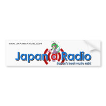 Japan-A-Radio Bumper Sticker