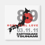 Japan Earthquake 8.9 Fridge Magnet