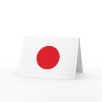 Japan Flag Greeting Card