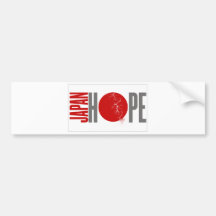 JAPAN HOPE - EARTHQUAKE BUMPER STICKERS