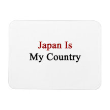 Japan Is My Country Rectangular Magnet