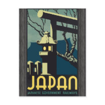 Japan Japanese Government Railways, Vintage Post Card