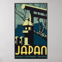 Japan Japanese Government Railways, Vintage Print