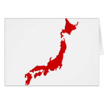 Japan Map Card