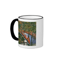 Japan, Nara Pref., Nara. The Royal Bridge glows Coffee Mugs
