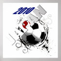 Japan Soccer Ball funk grunge T-shirts & gifts posters