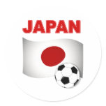 japan soccer football  round sticker