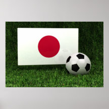 Japan Soccer Print