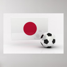 Japan Soccer Print