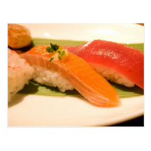Japan Sushi Postcard