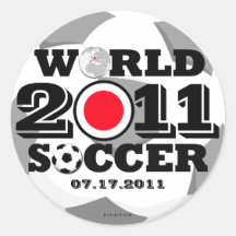 Japan Women Soccer 2011 Champs Sticker