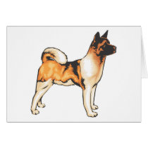 Japanese Akita Greeting Cards