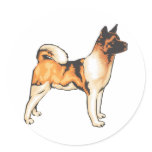 Japanese Akita stickers