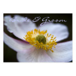 Japanese Anemone • Save the Date Mini Card business cards