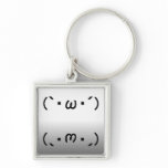 Japanese ASCII Art「シャキーン」&「ショボーン」 keychains