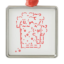 Japanese ASCII Art「beer」 クリスマスオーナメント