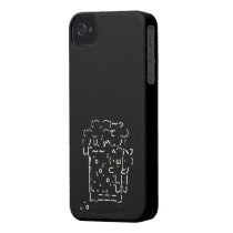 Japanese ASCII Art「beer」(white) Iphone 4 Case-mate ケース