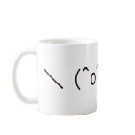 Japanese ASCII Art「＼(^o^)／オワタ」 mugs