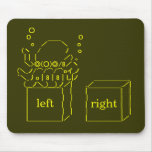 Japanese ASCII Art「Octopus Paul(left)」(Custom) mousepads
