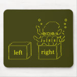 Japanese ASCII Art「Octopus Paul(right)」(Custom) mousepads