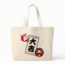 Japanese Best Luck OMIKUJI Tote Bags