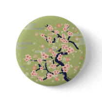 JAPANESE Blossom Pinback Buttons
