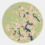 JAPANESE Blossom Round Sticker