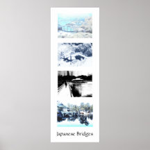 Japanese Bridges Poster