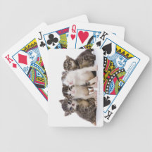 Japanese cat bicycle playing cards