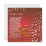 Japanese Cherry Blossoms Invitation 02