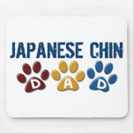 JAPANESE CHIN Dad Paw Print 1 mousepads